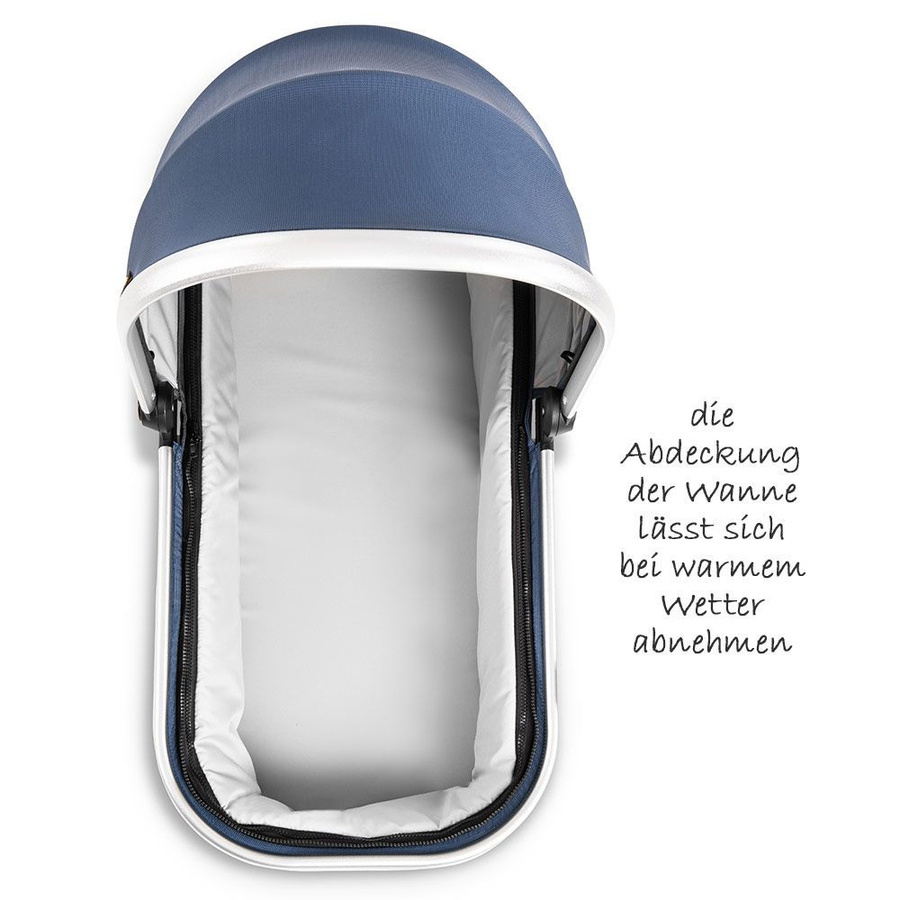 Hauck Babywanne für Apollo Sportwagen in Denim Blue/Black, faltbar - Bild 5