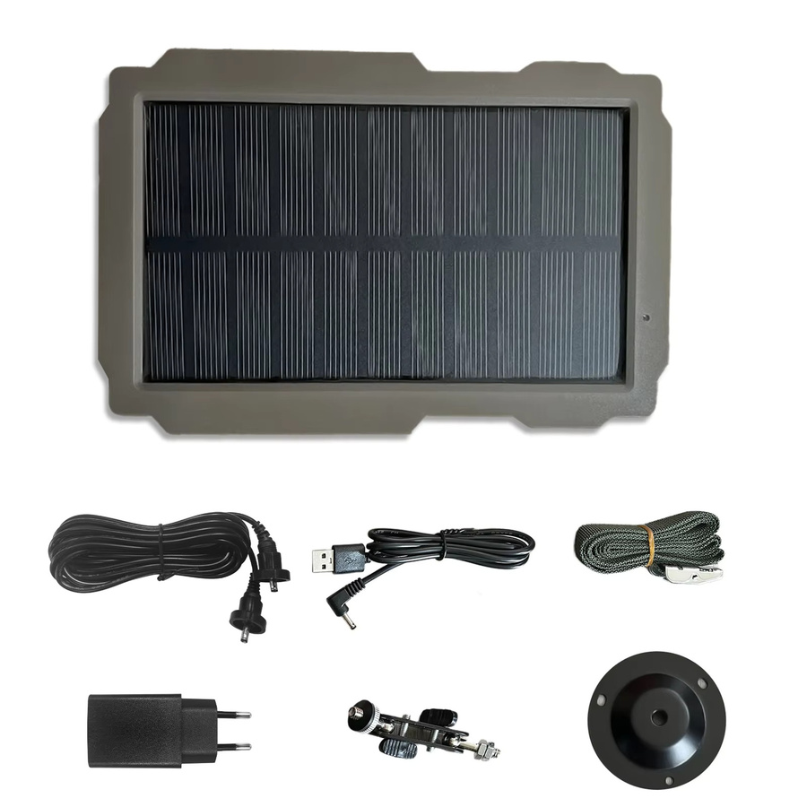 POMIACAM Solarpanel-Kit für Trail Game Kamera, wiederaufladbares Solarladegerät mit 3000mAh, 6V-12V - Bild 5