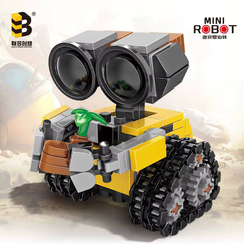 Hot Toys Mini-Roboter-Bausatz, Weltraum, 217-teiliges Set, ab 6 Jahren - Bild 2