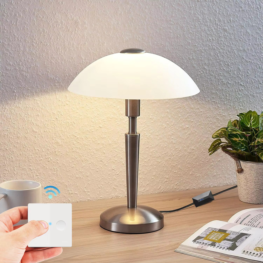 QIACHIP RF 433 MHz Drahtlose Fernbedienung mit Relais-Schalter für LED-Lichter, Leselampen und Wasserpumpen, Weiß - Bild 3