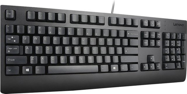 Lenovo Tastatur Schwarz Spanisches Layout USB-A FRU00XH720 - Bild 1