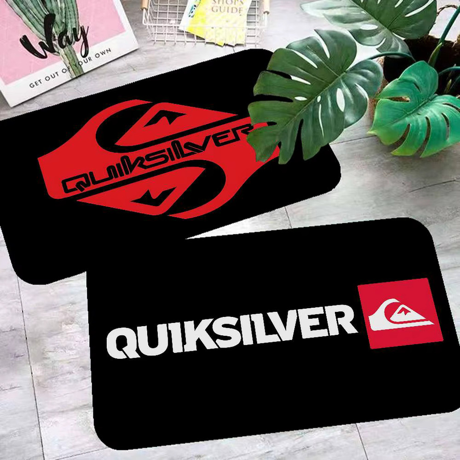 Quiksilver Bodenmatte mit klassischem Logo in Schwarz, rutschfest, B/T: 40 x 40 cm - Bild 5