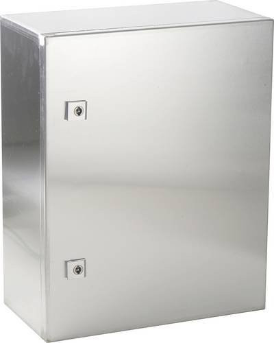 TRU COMPONENTS TC-SS504020 Schaltschrank aus Edelstahl in Lichtgrau, B/T/H: 40 x 50 x 20 cm - Bild 1