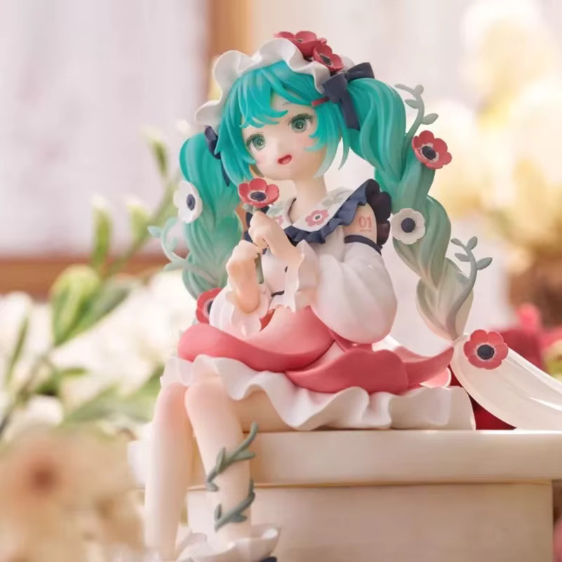 FuRyu Anime Figur Hatsune Miku Noodle Stopper Blume Fee Anemone Höhe: 14 cm - Bild 2