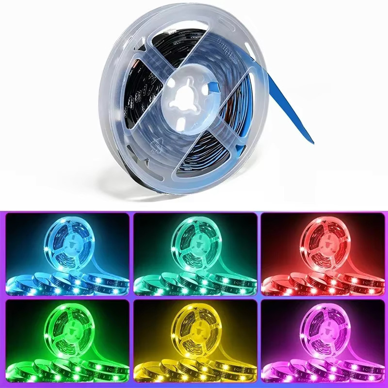 Acosh Neon RGB LED-Streifen SMD 5050 mit USB 5V und Fernbedienung, Multicolour selbstklebendes Licht für TV-Hintergrundbeleuchtung und Schlafzimmerdekoration - Bild 4
