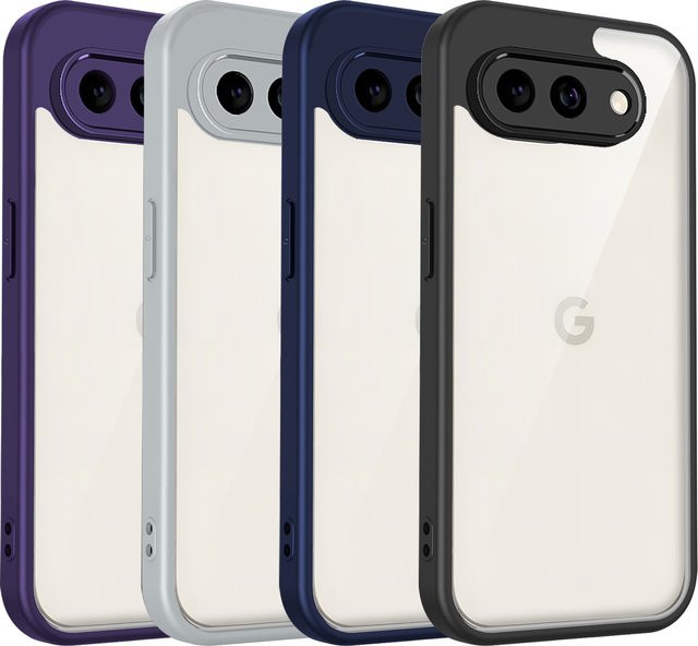 EUCAGR Stoßfeste Silikon Bumper Handyhülle für Google Pixel 10A, 10 Pro, 9A und 10 Pro XL mit matter Rückseite - Bild 1