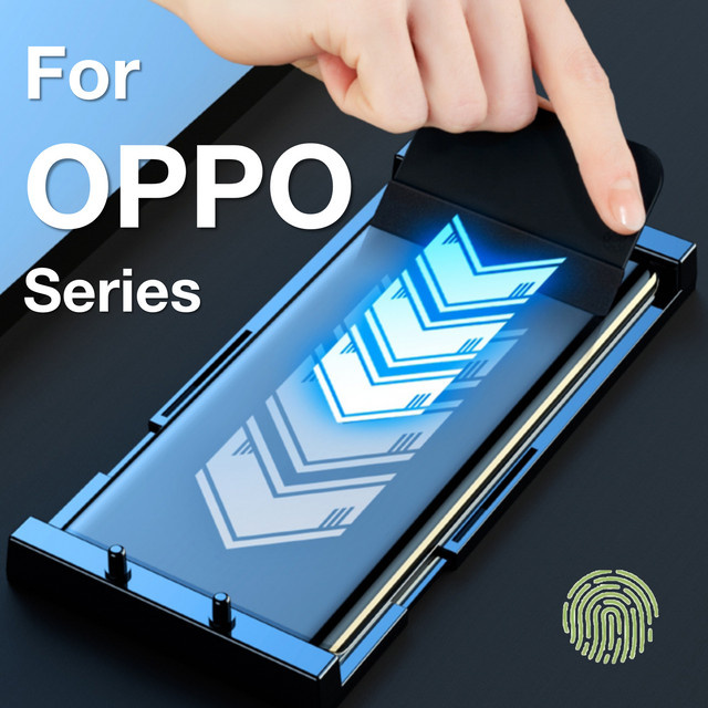 Displayschutzfolie für Oppo Find X7 Ultra X6 X5 X3 X2 Reno 11 10 9 8 7 6 5 4 3 Pro Plus transparent mit Installationskit - Bild 1