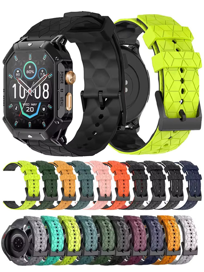 Haylou Uhrenarmband Silikon, 22 mm, bunt - Bild 4