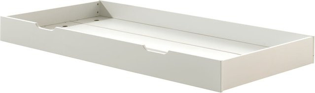 Bettschublade Fritz von Vipack aus Kiefer in Weiß lackiert - Bild 1
