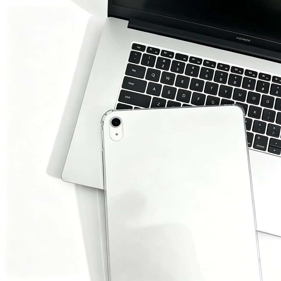 Schlanke und stoßfeste Vollschutz-Softcase Hülle für iPad Mini, Air und Pro, transparent von tzion - Bild 3