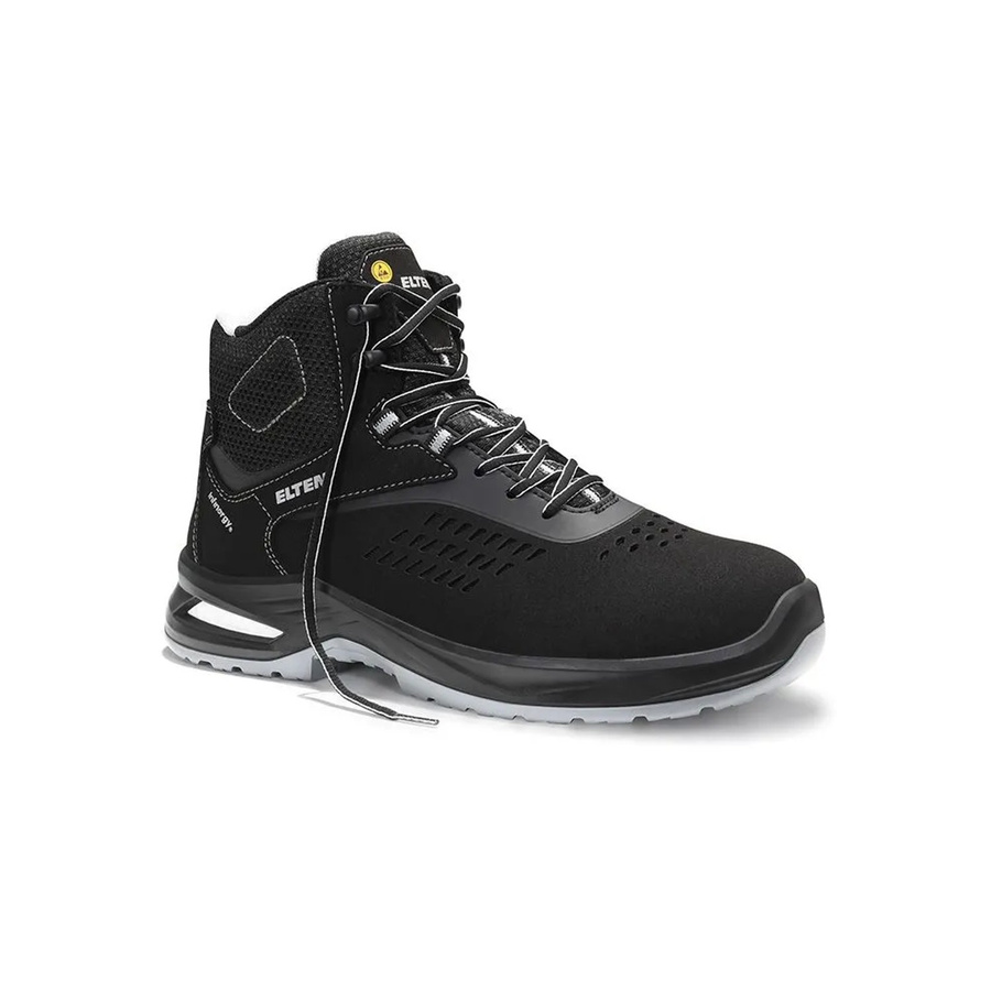 Elten Sicherheitsschnürstiefel RAY XXFIT Mid ESD S1 in Black Grey, Größe 39 - Bild 2