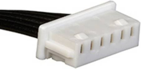 Molex Buchsengehäuse-Kabel in Weiß oder Beige mit 6 Polen und 1,25 mm Rastermaß - Bild 1