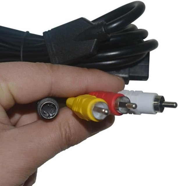 CINPEL AV und S-Video Kabel für Nintendo GameCube, Nintendo 64 und Super Famicom in Schwarz und Multicolour - Bild 1