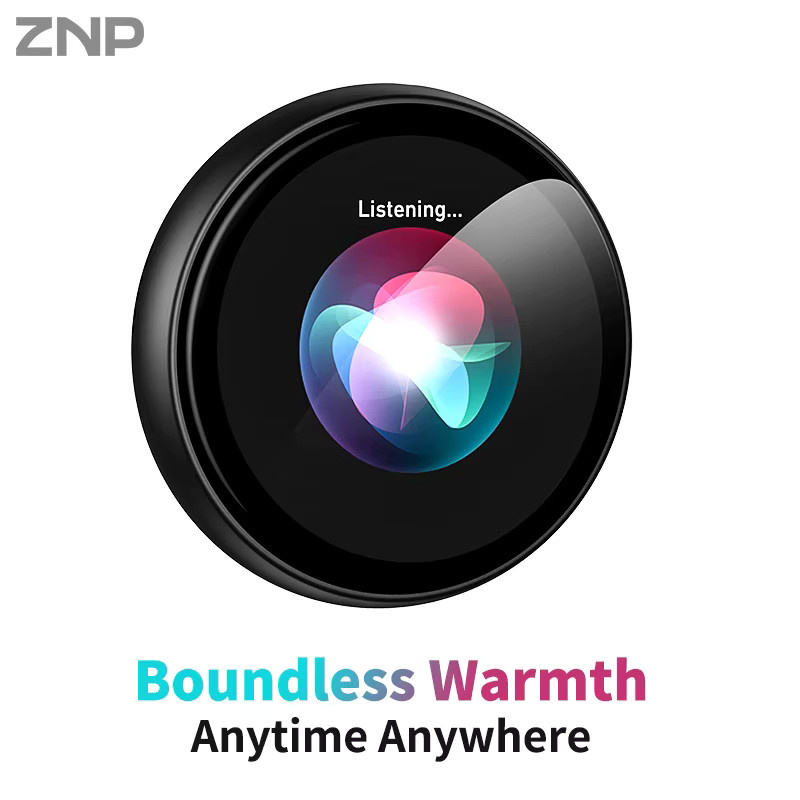 ZNP Smart Badge Z01 Tragbarer KI-gesteuerter Intelligenter Interaktiver Begleiter und Übersetzer in Schwarz - Bild 6