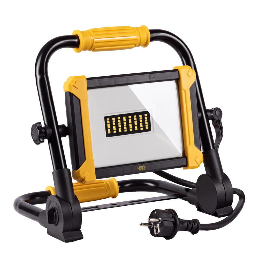 LED's Work LED-Arbeitsleuchte Schwarz-Gelb B/T/H: 28 x 24,5 x 29,2 cm - Bild 2