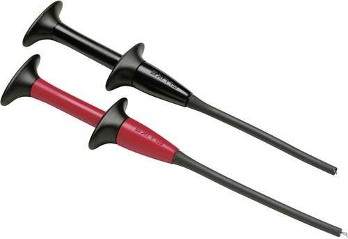 Fluke AC283A Sicherheits-Abgreifklemmen-Set Buchse 4mm CAT IV 600 V, CAT III 1000V in Rot und Schwarz - Bild 1