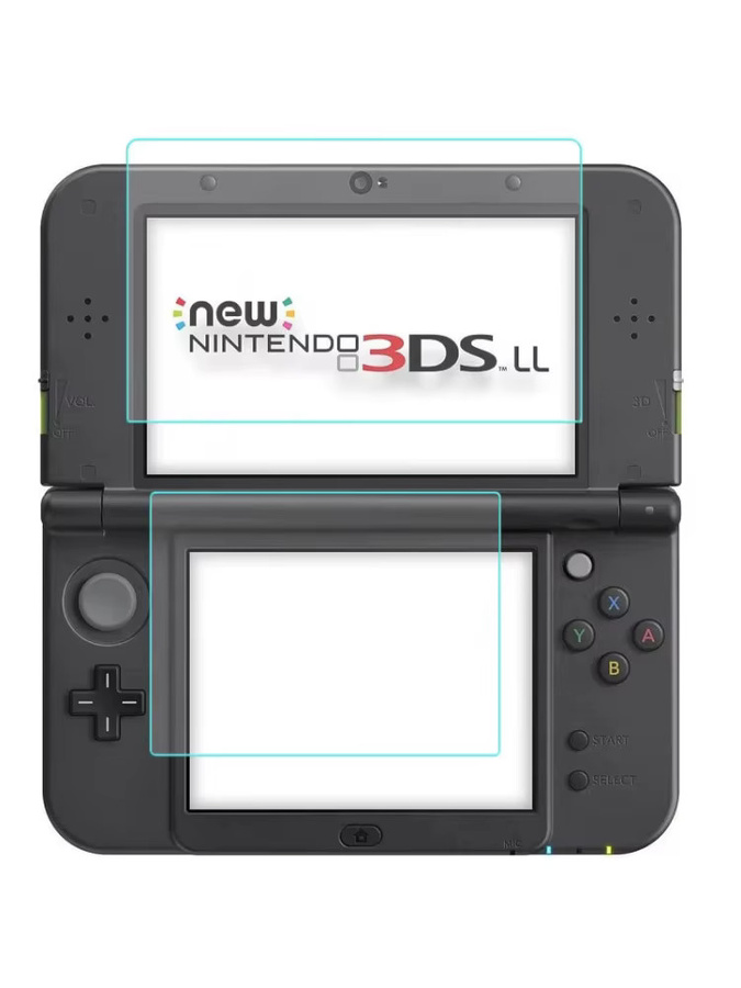 2er-Set gehärtetes Glas Displayschutz für Nintendo New 3DS XL/LL, transparent - Bild 6