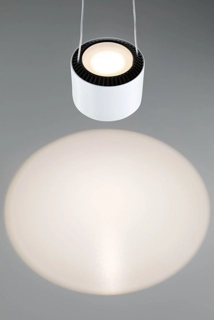 Paulmann Aldan LED-Pendelleuchte URail Hochvolt-Schienensystem, Signalweiß, dimmbar, Höhe: 146,0 cm, Breite: 150,0 cm, Tiefe: 9,8 cm - Bild 1