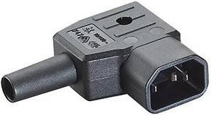 Bachmann 915172 Kaltgeräte-Steckverbinder in Schwarz - Bild 1