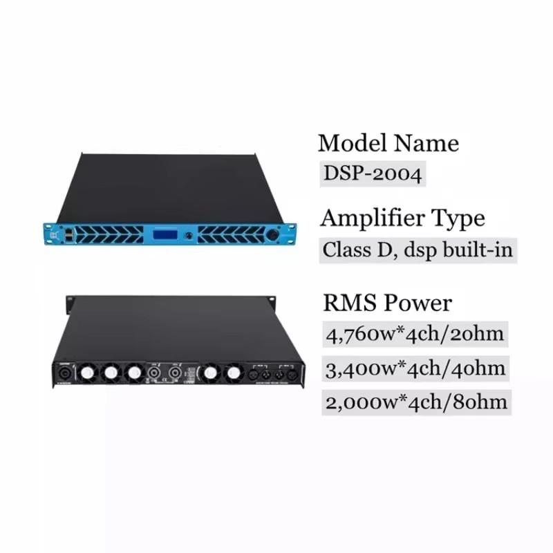 CVR Professioneller digitaler DSP-Leistungsverstärker für DJ-Audio-Anwendungen - Bild 2