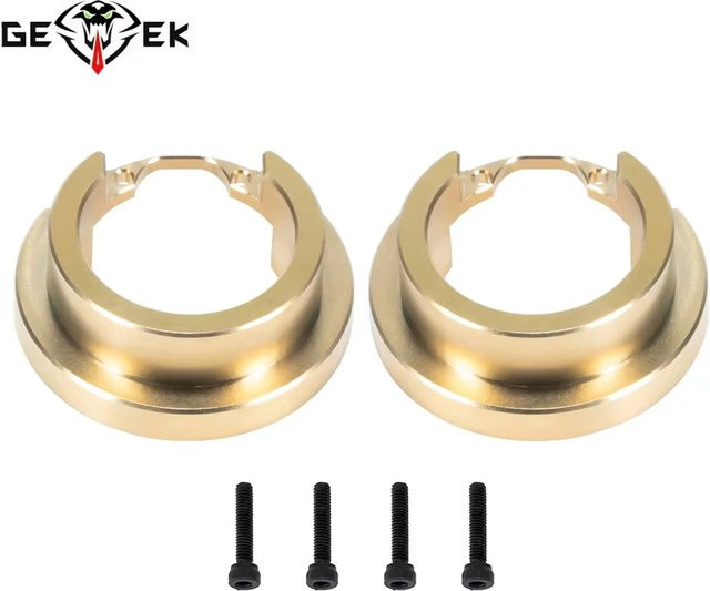 MALOM RC Messing Portalabdeckung Gewichtsringe, 2-teiliges Set, 1:10 - Bild 1