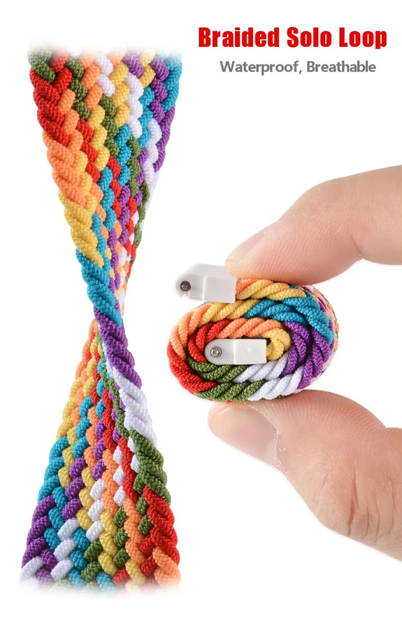 CAOWTAN Uhrenarmband Textil/NATO, Bunt, Unisex - Bild 4