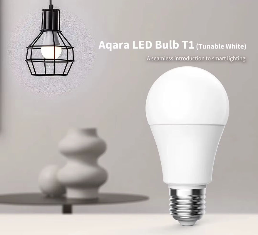 Aqara Smart LED Lampe T1 E27 mit einstellbarer Farbtemperatur 2700K-6500K, weiß, kompatibel mit Xiaomi Mi Home und Apple HomeKit - Bild 2