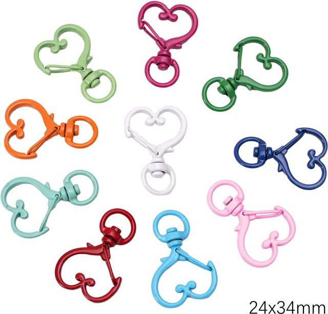 Schlüsselanhänger Karabiner, Legierung, 24x34mm, Unisex - Bild 1