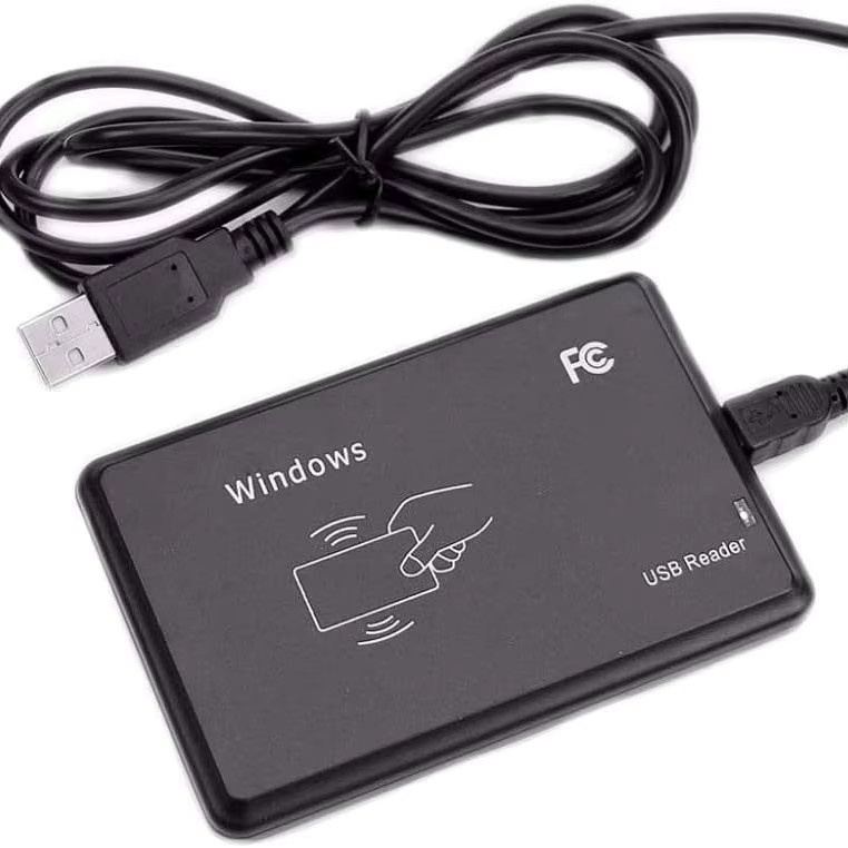 HACHANLUN RFID-Lesegerät in Schwarz mit USB-Anschluss, Dual-Frequenz 13,56 MHz und 125 kHz für IC-ID und kontaktlose Kartenunterstützung - Bild 6