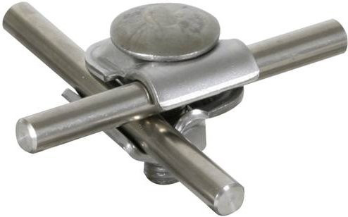 DEHN MMV-Klemme 6.8 FRM10X35 V2A aus Edelstahl in Silber - Bild 1