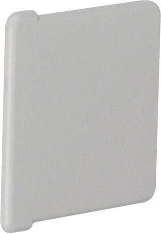 Hager Endstück B4004047030 aus Kunststoff, Grau, B/H: 40 x 40 mm - Bild 1