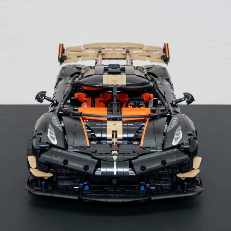 Hot Toys Technisches Rennwagen-DIY-Modellspielzeug, Supersportwagen-Bausatz, 4104 Teile, ab 14 Jahren - Bild 4