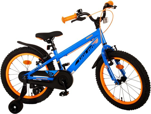TPFSports Rocky Kinderfahrrad, 18 Zoll, Blau, 2 Handbremsen - Bild 1