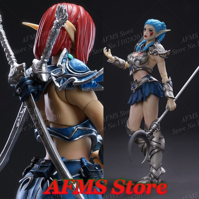 WOW Oak Town Fairy Elf Guard Adventure World Battle Doll, Actionfigur, Maßstab 1:12 - Bild 1