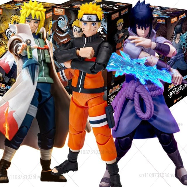 Blokees Naruto Champion-Klasse Uzumaki Naruto Sasuke Namikaze Minato, Actionfigur, Bausteine Spielzeug - Bild 1