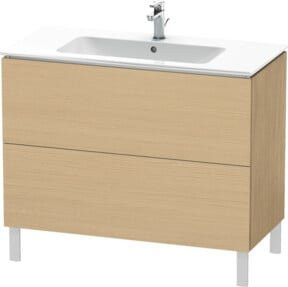 Duravit Waschtischunterschrank L-Cube in Beige, stehend, B: 102 cm, T: 48,1 cm, H: 70,4 cm - Bild 1