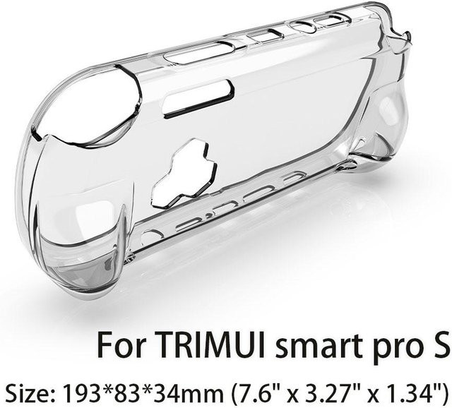 TRIMUI Schutzhülle für Smart Pro S aus transparentem TPU Softgel - Bild 1