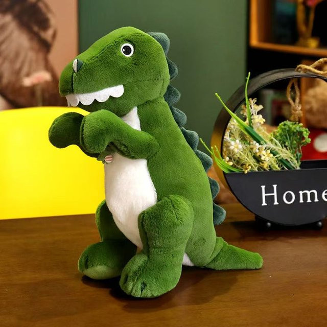 benchuang toy Grüner Dinosaurier Puppe, Plüschtier, ab 14 Jahre - Bild 1