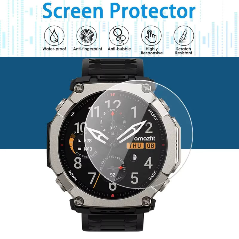 Displayschutzfolie Amazfit, Glas, transparent - Bild 3