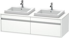 Duravit Waschtischunterschrank Ketho, Farbe: Weiß, B/T/H: 140 x 55 x 42,6 cm - Bild 1