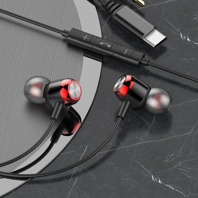 EARDECO HiFi Kopfhörer mit Mikrofon, USB-C und 3,5 mm Klinke, Schwarz, für Samsung Galaxy S25 S24 S23 S22 Ultra - Bild 1