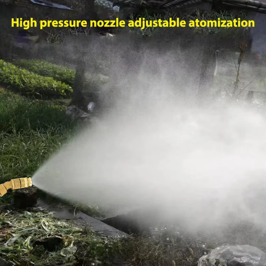 Vibratite Hochdruck Zerstäuber Düse aus Messing in Gold für Landwirtschaft und Garten 1/2 Zoll - Bild 2