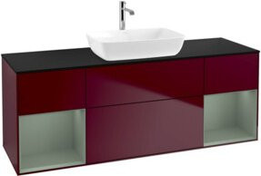 V&B Waschtischunterschrank Finion in Blau, Breite: 160 cm, Tiefe: 50,1 cm - Bild 1