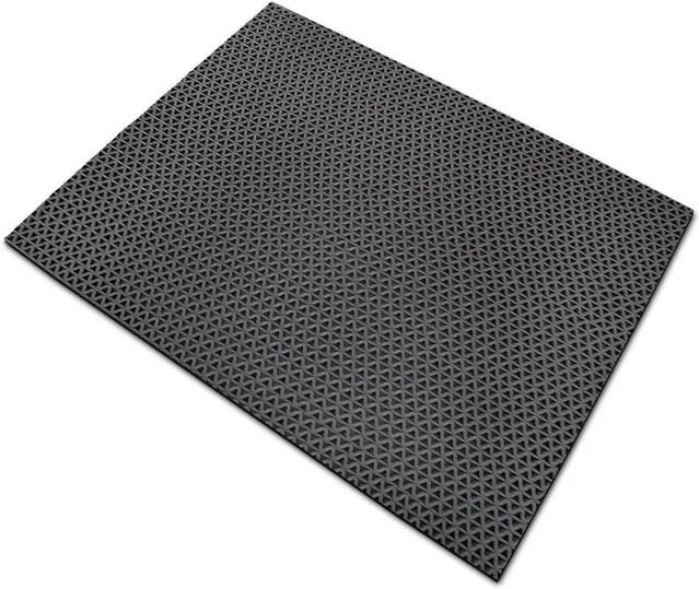 KARAT Hygienematte für Barfußzonen in Grau, rutschfest, antibakteriell und schnelltrocknend, Breite: 90 cm, Länge: 600 cm - Bild 1