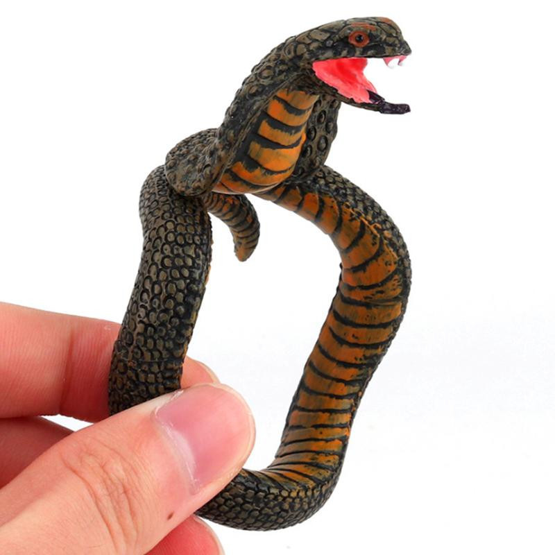 ODILO Schlange Python Armband Simulation Tier Modell Figur Kunststoff - Bild 2
