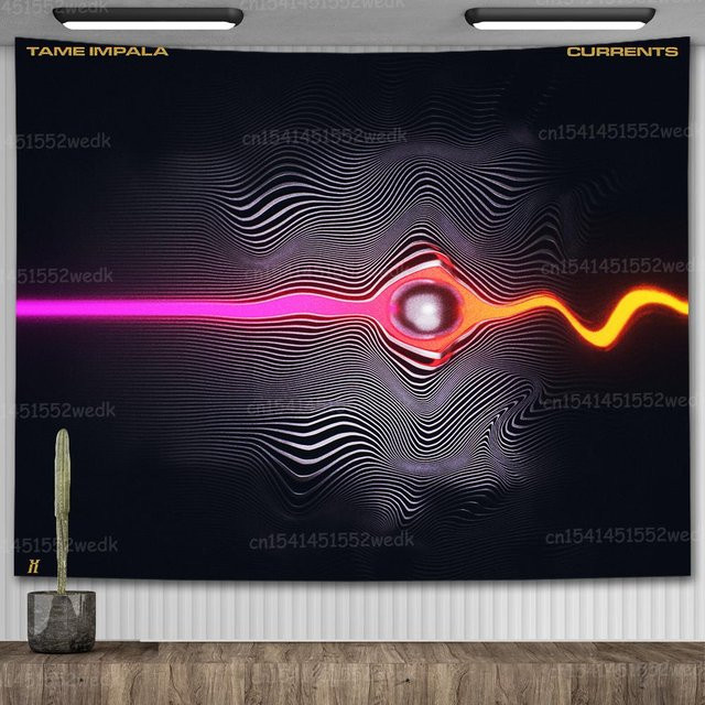 Tame Impala Currents Musikalbum Wandbehang NYJGNF Blanket, Mehrfarbig, B: 150 cm, H: 100 cm - Bild 1