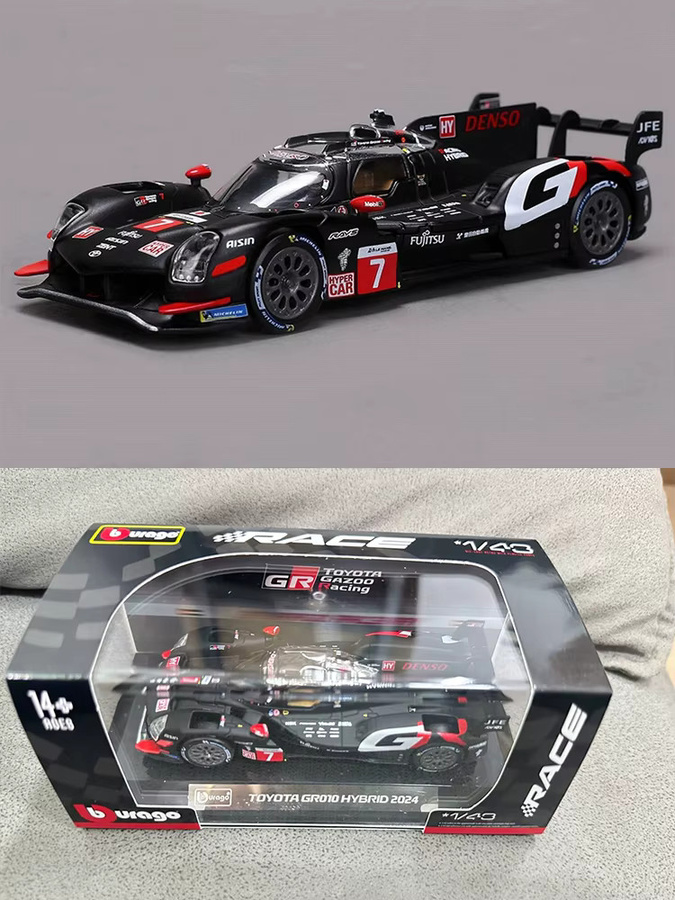 Bburago WEC Champion GR010 Hybrid # 7 2024 Hypercar, Diecast-Modell, 1:43, ab 14 Jahren - Bild 4