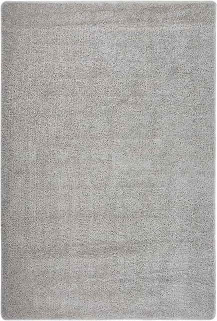 vidaXL Shaggy-Teppich Hellgrau, rechteckig, rutschfest und pflegeleicht, B: 140 cm, T: 200 cm - Bild 1