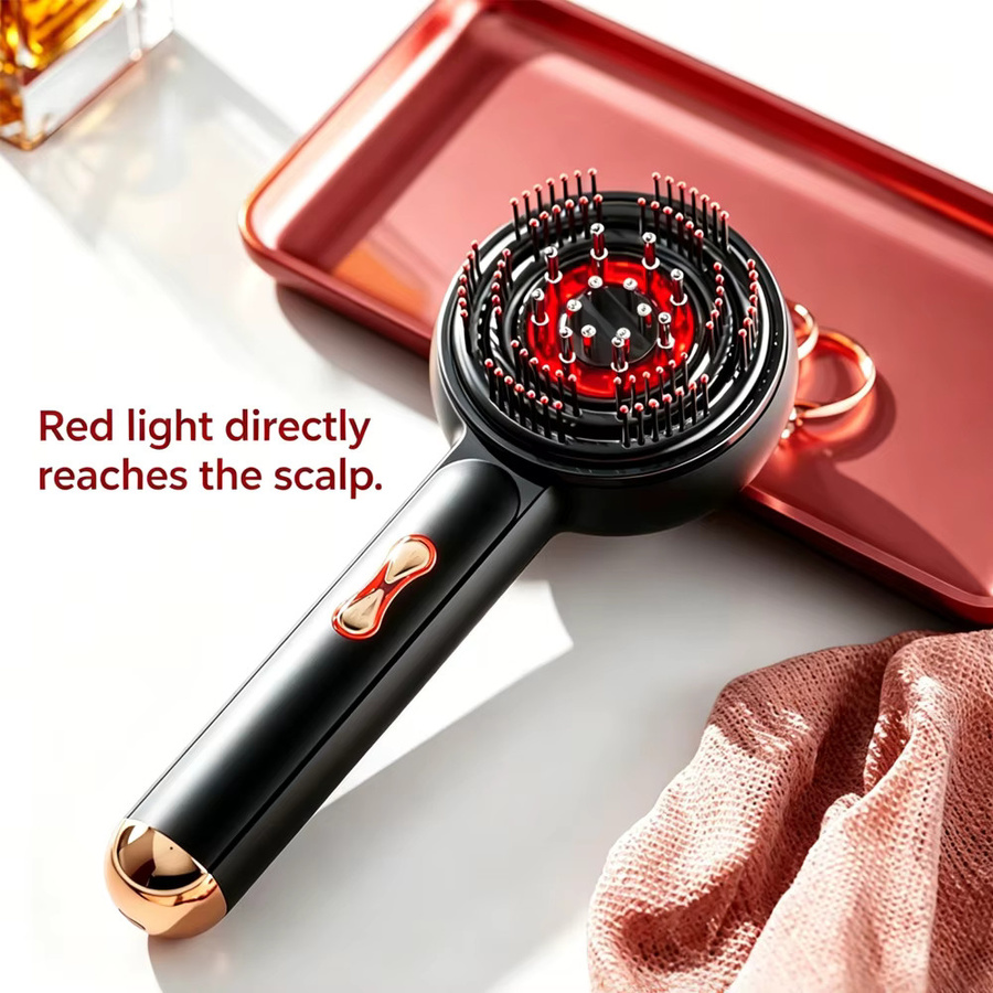 Raiuleko Elektrisches Kopfmassagegerät mit LED-Licht, Unisex - Bild 6