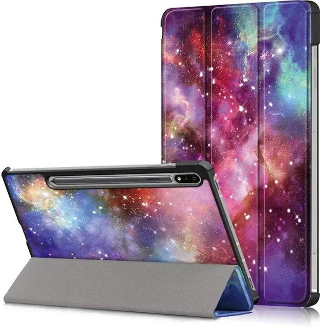 Samsung Magnetische Faltbare Tablet Hülle für Galaxy Tab S9 S10 S8 S7 Plus S10 FE S7 FE 12.4 Zoll in Multicolour - Bild 1
